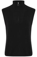 Black High Neck Slip Over