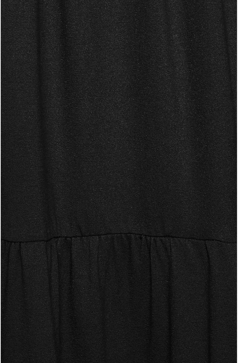 Black Jersey Maxi Skirt
