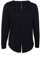 Black Jersey Top