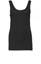 Black Jersey Vest Top