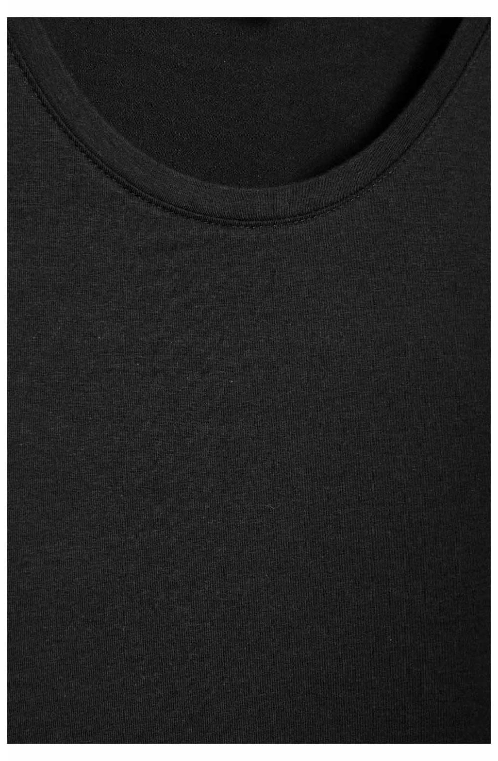 Black Jersey Vest Top