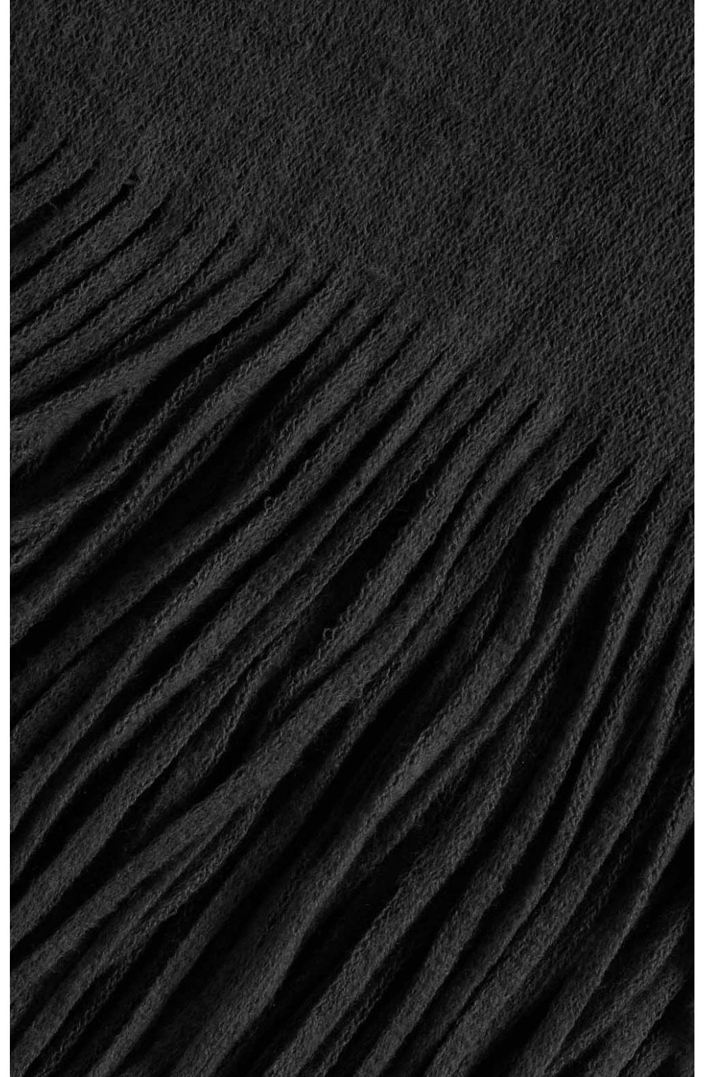 Black Knit Scarf