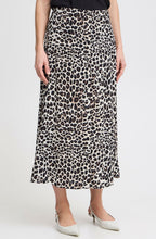 Black Leopard Joella A Line Skirt