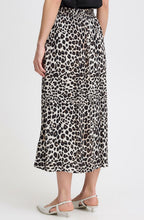 Black Leopard Joella A Line Skirt