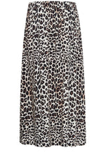 Black Leopard Joella A Line Skirt