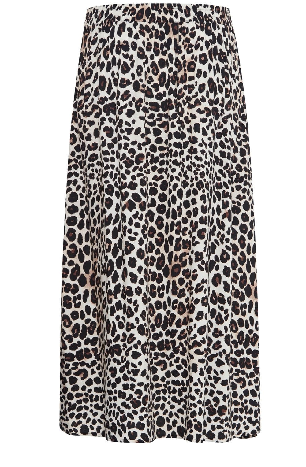Black Leopard Joella A Line Skirt