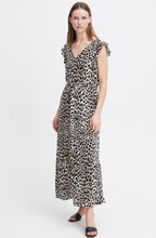 Black Leopard Joella Frill Maxi Dress