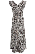 Black Leopard Joella Frill Maxi Dress