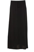 Black Lightweight Maxi Skirt