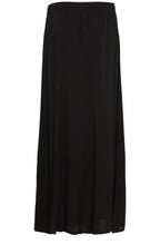 Black Lightweight Maxi Skirt