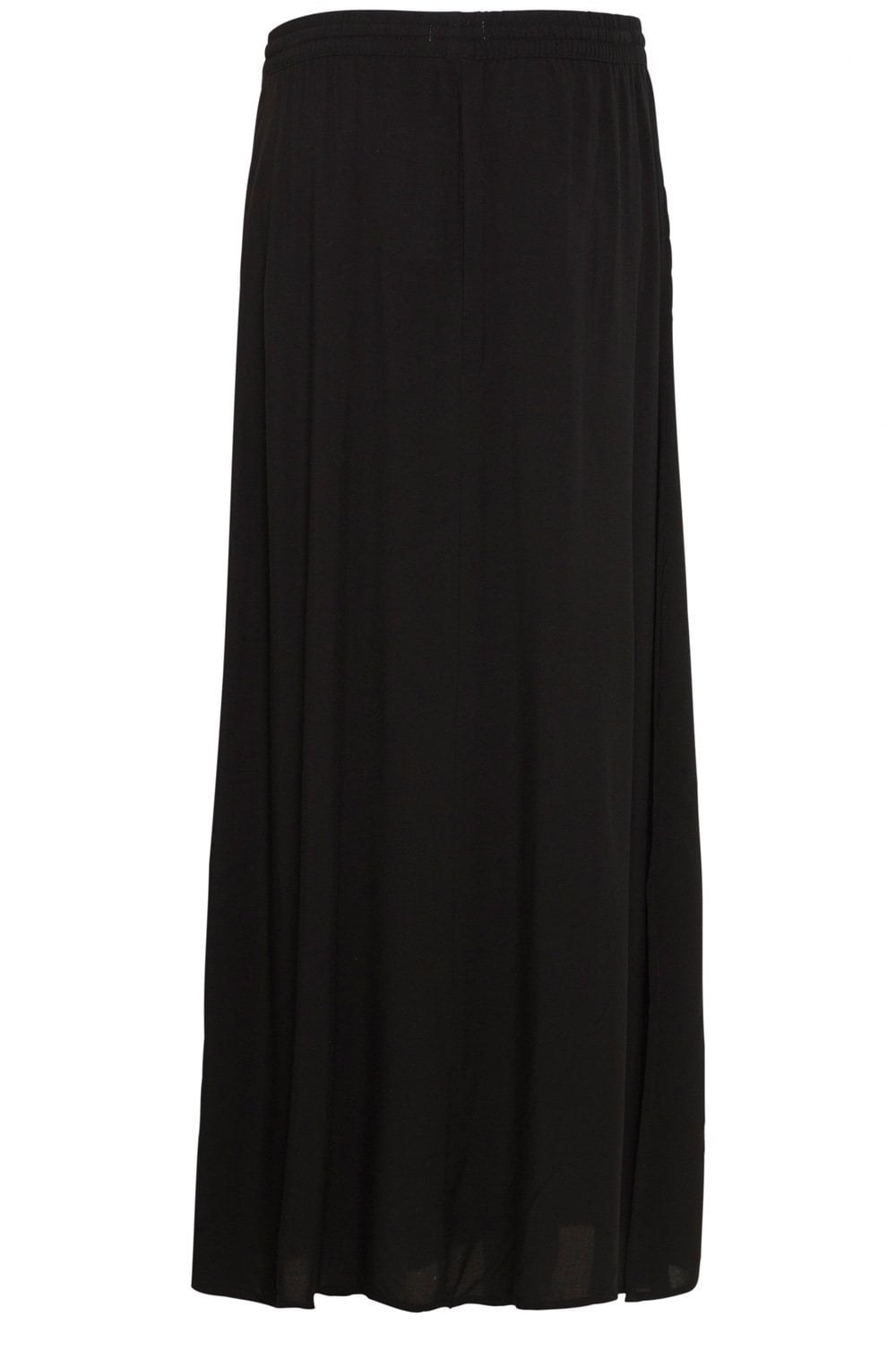 Black Lightweight Maxi Skirt