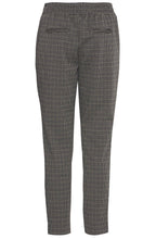 Black Mix Houndstooth Ankle Length Trousers