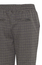 Black Mix Houndstooth Ankle Length Trousers