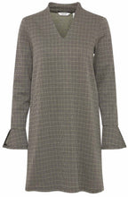 Black Mix Houndstooth Rowan Dress