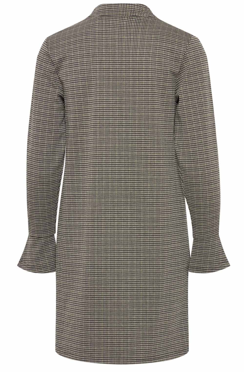 Black Mix Houndstooth Rowan Dress