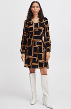 Black Mix Josa Empire Line Dress