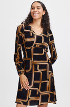 Black Mix Josa Empire Line Dress