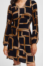 Black Mix Josa Empire Line Dress