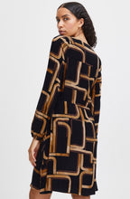 Black Mix Josa Empire Line Dress