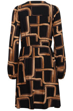 Black Mix Josa Empire Line Dress