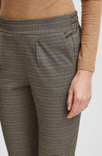 Black Mix Ravna Houndstooth Tapered Trousers