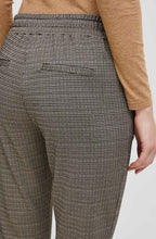 Black Mix Ravna Houndstooth Tapered Trousers