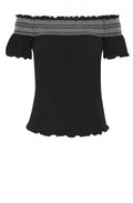 Black Off The Shoulder Top
