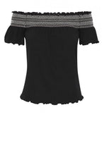 Black Off The Shoulder Top