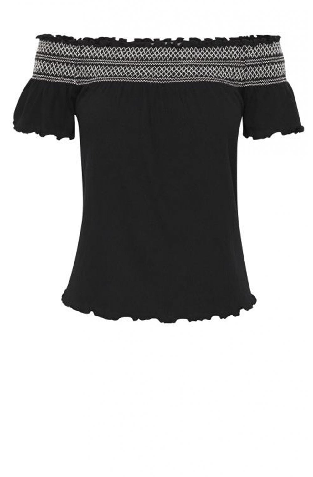 Black Off The Shoulder Top