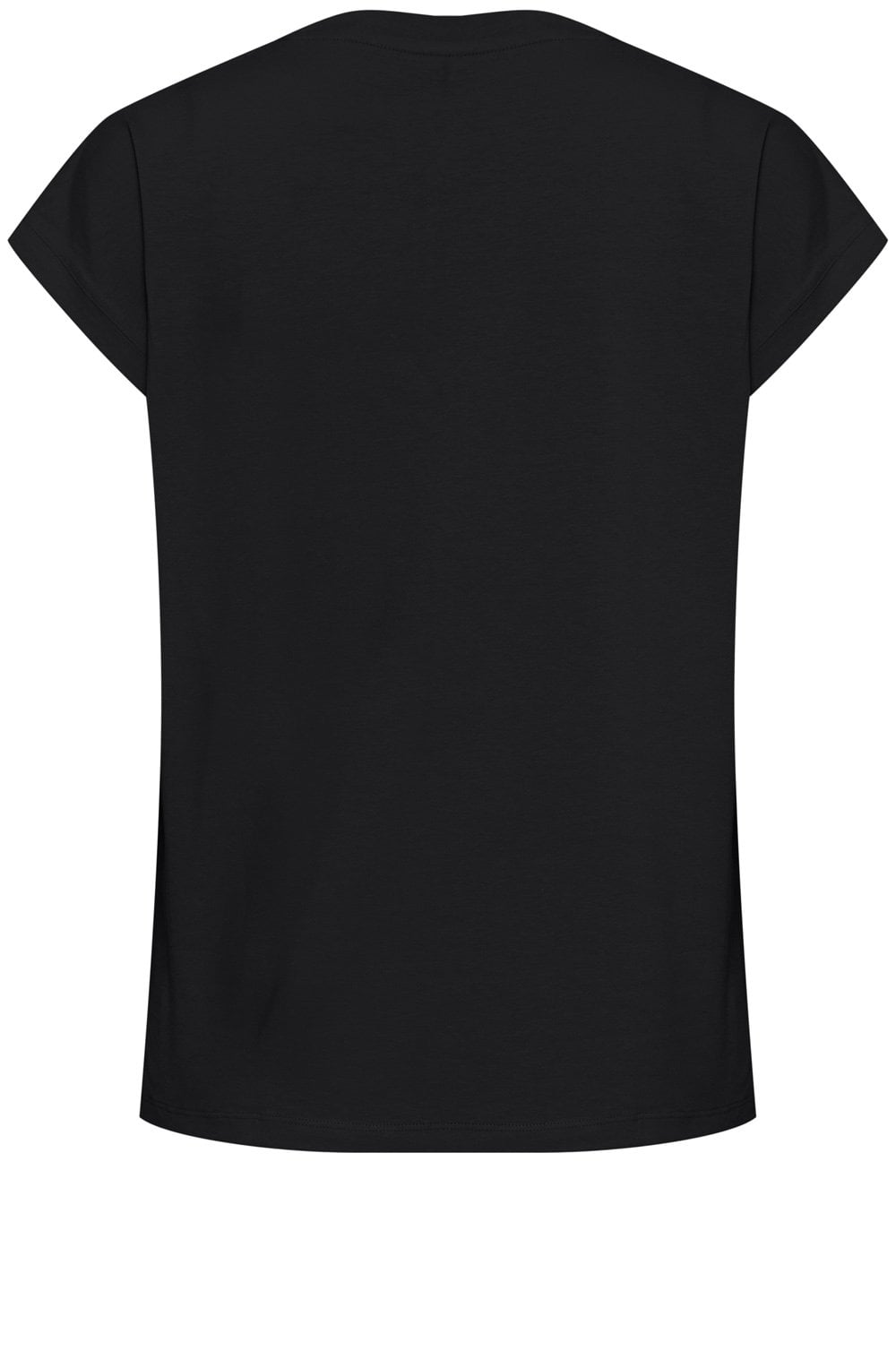 Black Pleated Shoulder Top