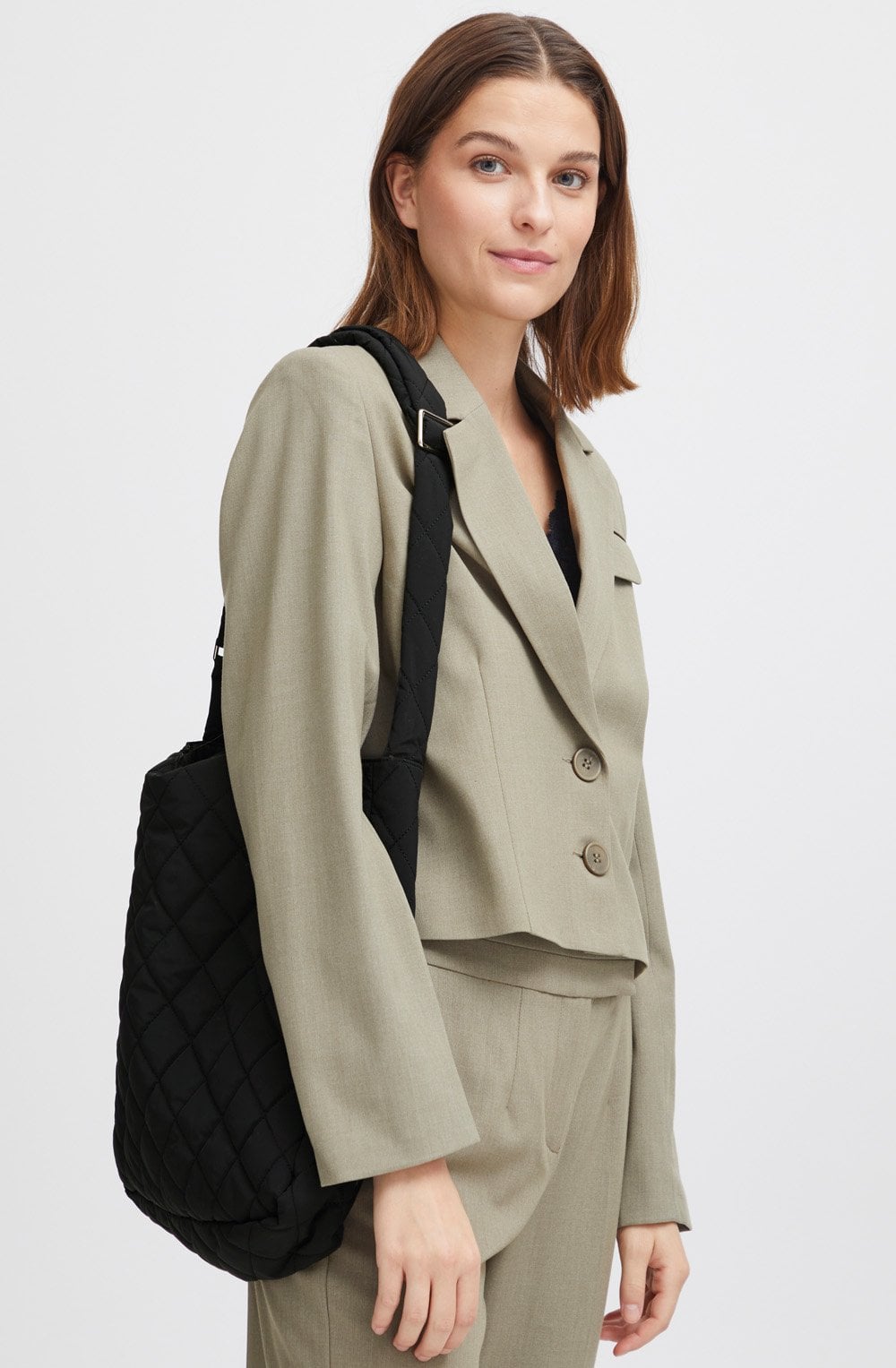 Black Quilted Bag