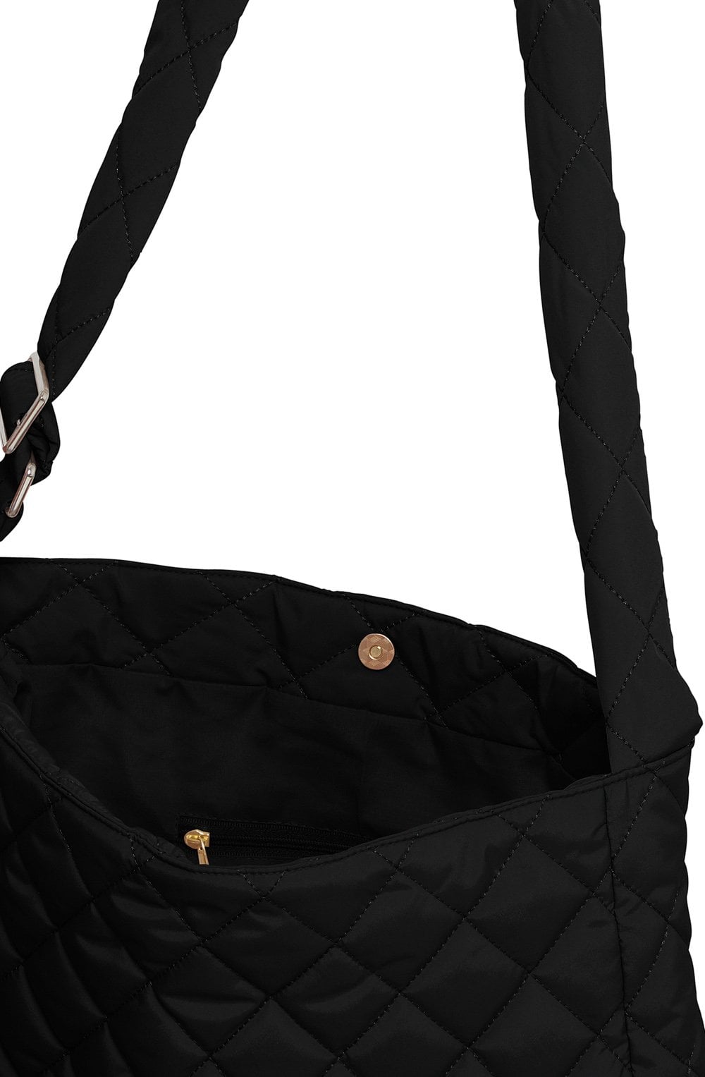 Black Quilted Bag