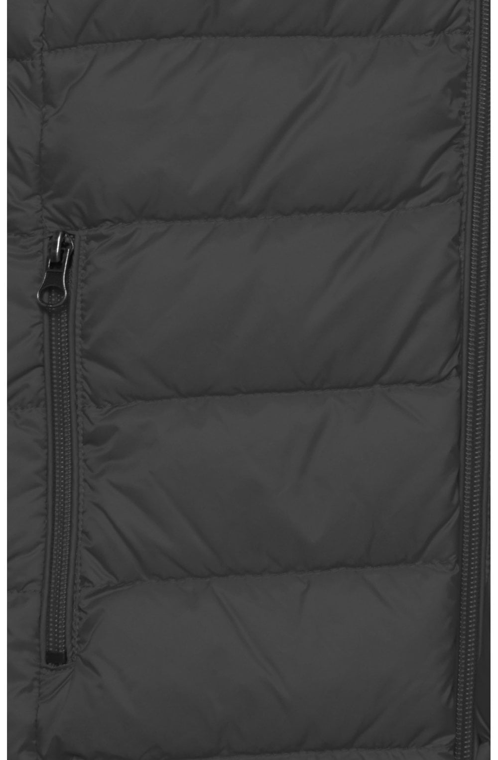 Black quilted jacket