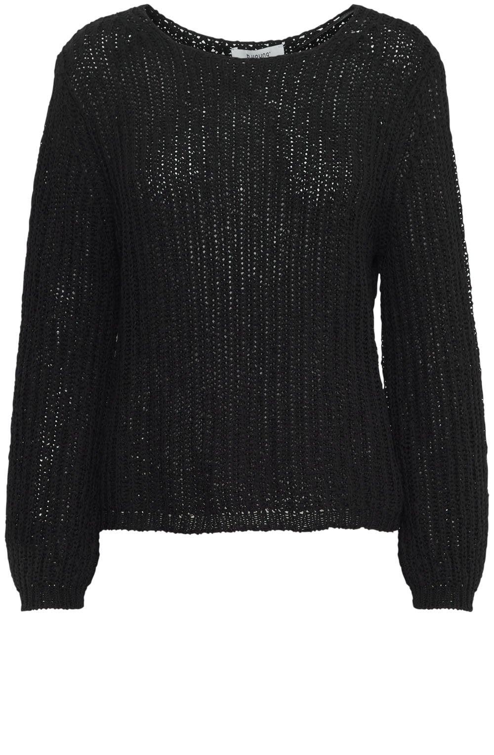 Black Ribbon Knit Top