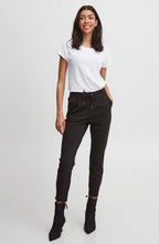 Black Rizetta Ankle Length Trousers