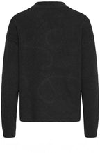 Black Rope Knit Jumper