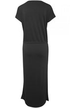 Black Soft Jersey Midi Dress