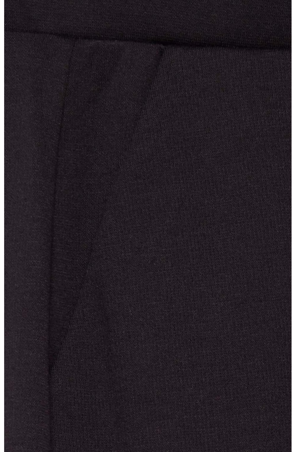 Black Soft Jersey Midi Dress