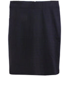 Black Straight Fitted Skirt