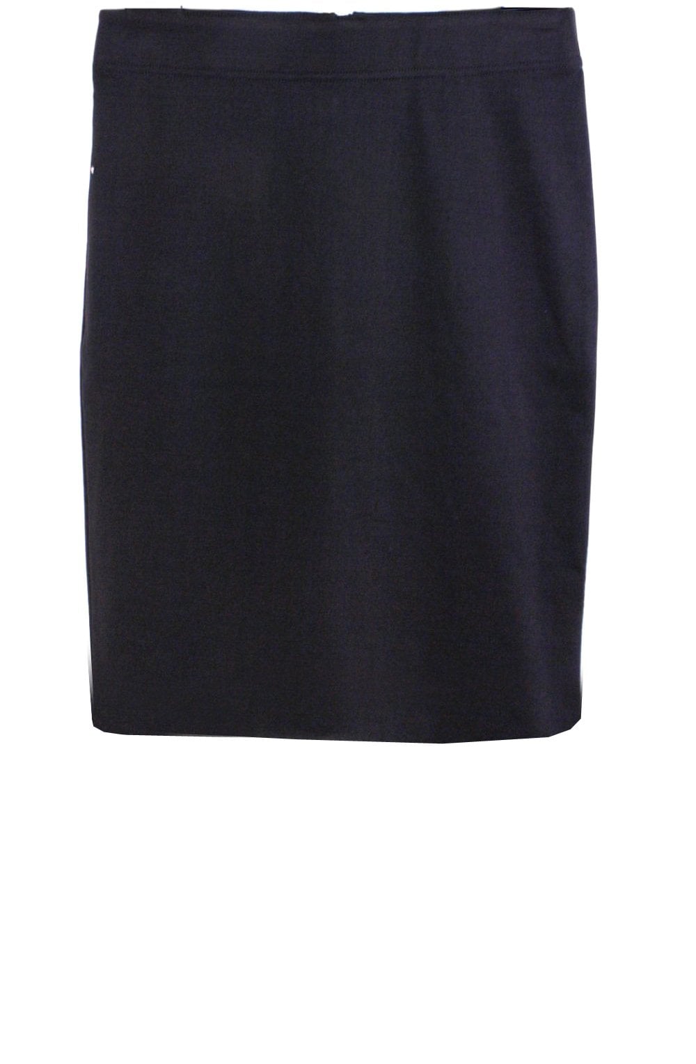 Black Straight Fitted Skirt