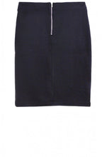 Black Straight Fitted Skirt
