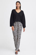 Black Textured Knit Pullover
