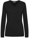 Black V Neck Jumper