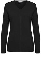 Black V Neck Jumper