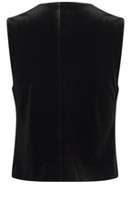 Black Velvet Touch Waistcoat