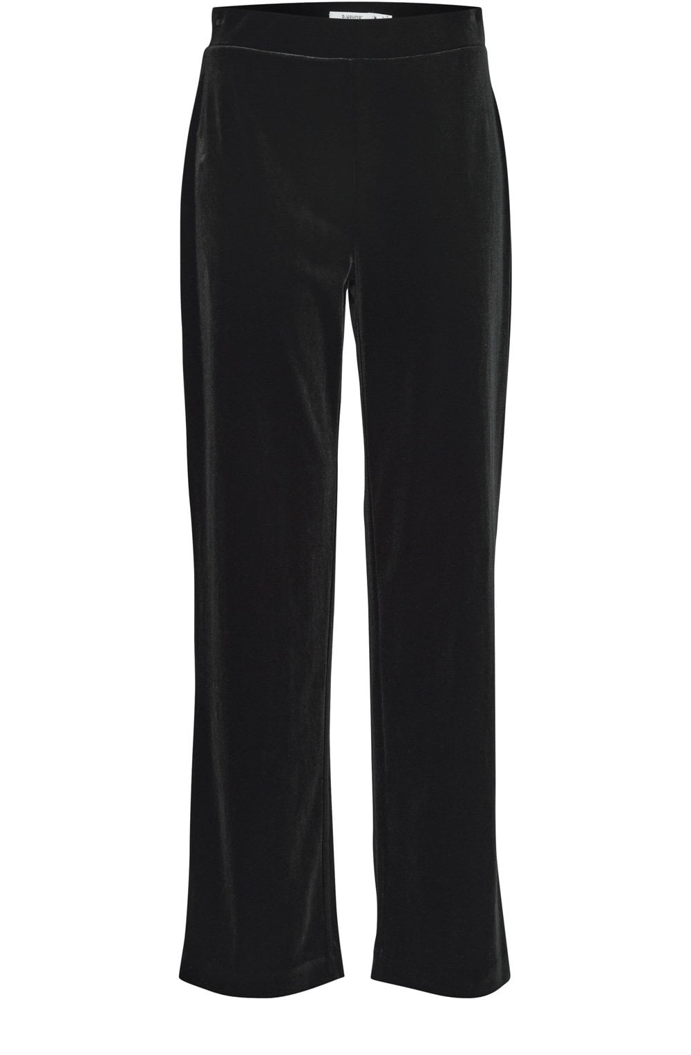 Black Velvet Wide Leg Trousers