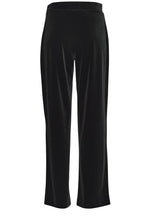 Black Velvet Wide Leg Trousers