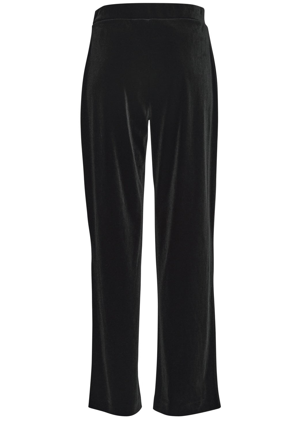 Black Velvet Wide Leg Trousers