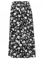 Black & White Floral Skirt