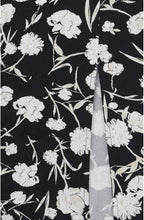 Black & White Floral Skirt